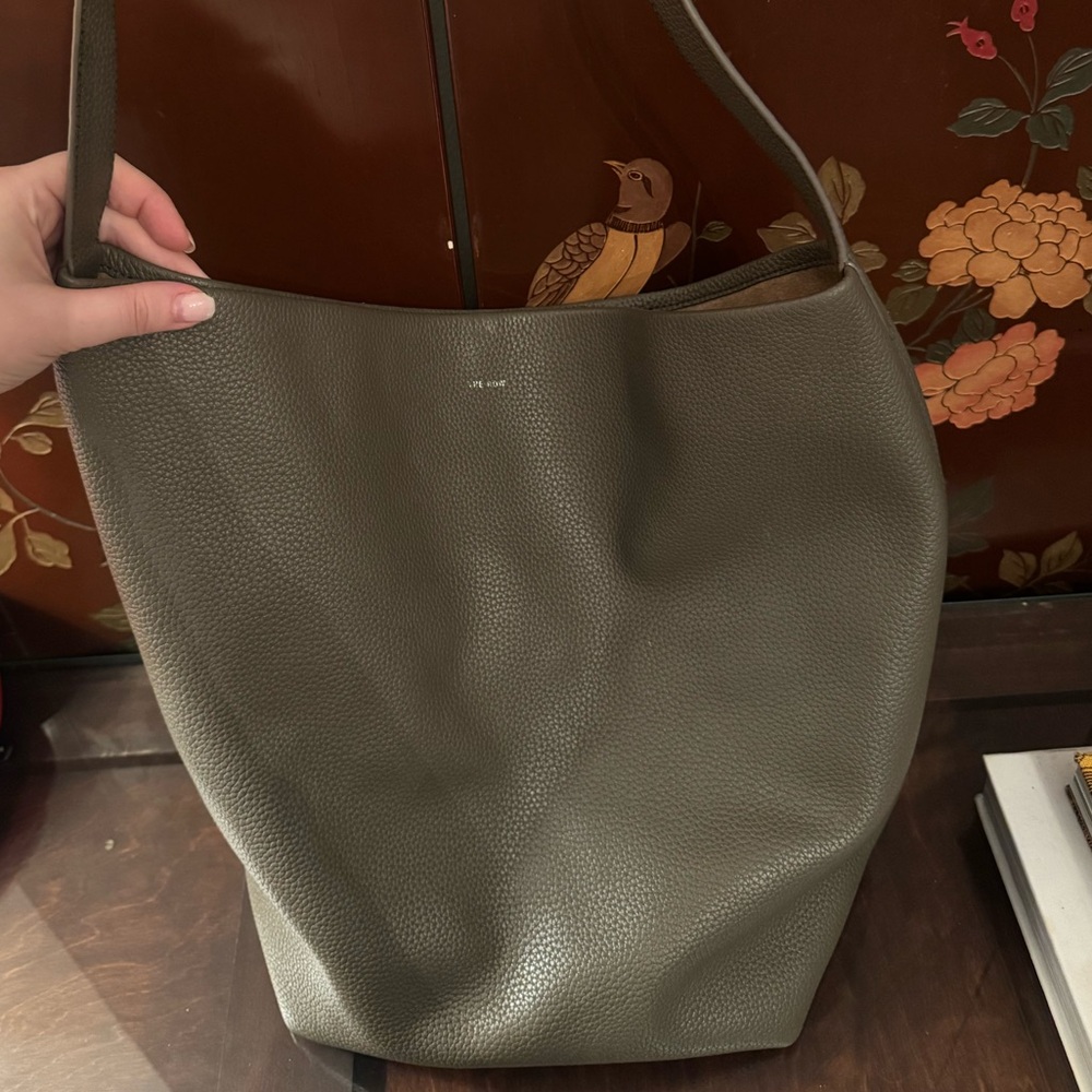 The Row Large N/S Park Tote Grey